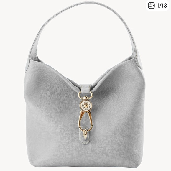 Cream Dooney and Bourke Shoulder Bag - Picture 1 of 10